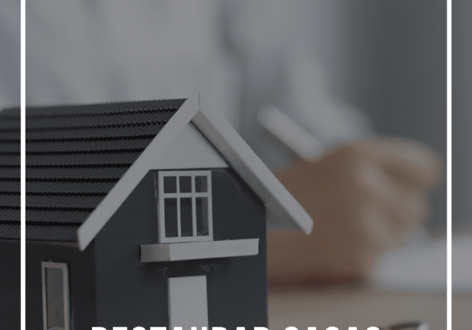 Miniature house model on a table